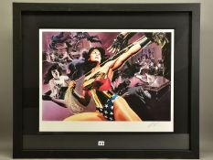 ALEX ROSS (AMERICAN CONTEMPORARY), 'WONDER WOMAN - DEFENDER OF TRUTH', a signed limited edition