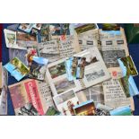EPHEMERA, a collection of early and late 20th century postcards, matchbook covers and local Stoke-