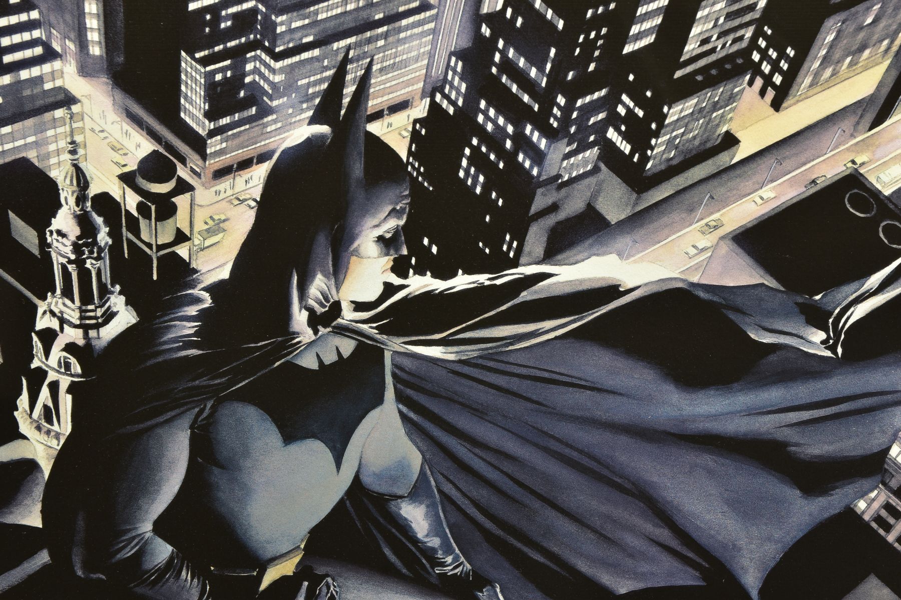 ALEX ROSS (AMERICAN CONTEMPORY) 'BATMAN: KNIGHT OVER GOTHAM', a signed limited edition print of - Image 4 of 10