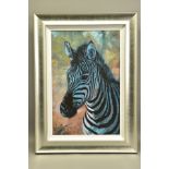 ROLF HARRIS (AUSTRALIAN 1930) 'YOUNG ZEBRA' a signed limited edition print 53/75 with certificate,