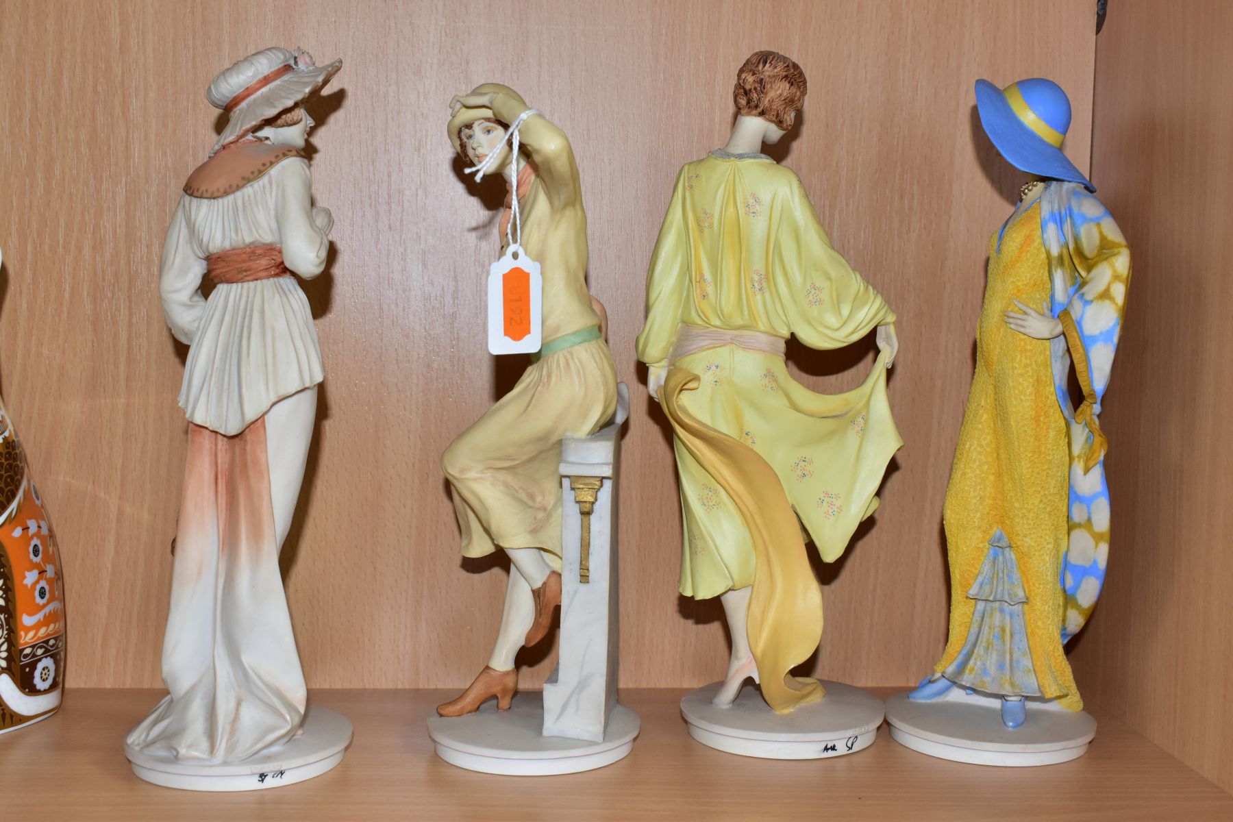 FOUR ROYAL DOULTON RESIN 'CLASSIQUE' FIGURES MODELLED BY TIMOTHY POTTS, comprising Isobel CL3980, - Image 5 of 8