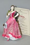 A LIMITED EDITION ROYAL DOULTON OPERA HEROINES COLLECTION CARMEN FIGURINE, number 9302/12500 with
