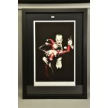 ALEX ROSS (AMERICAN CONTEMPORARY) 'TANGO WITH EVIL' the Clown Prince and Harley Quinn, signed