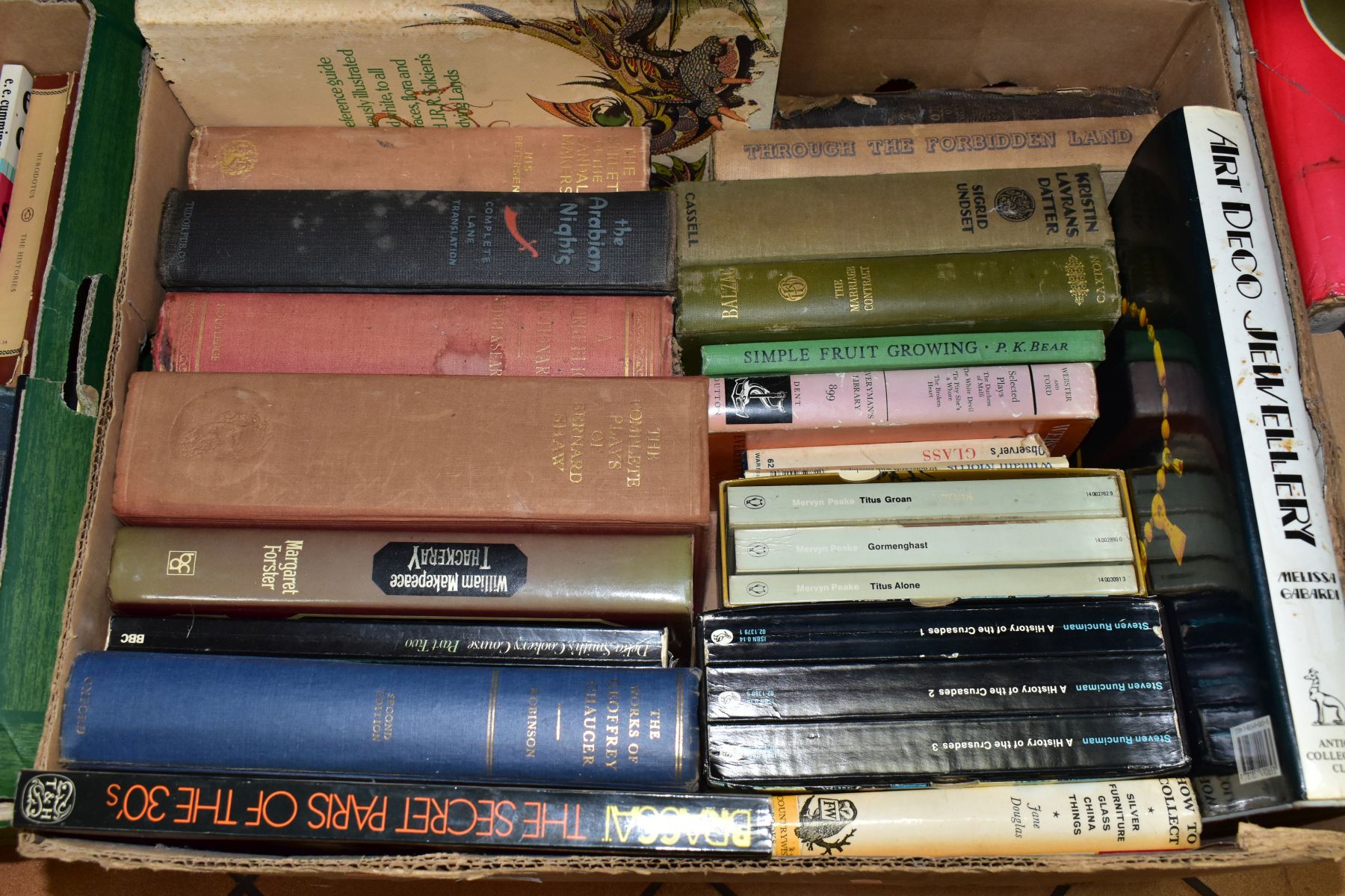 BOOKS, six boxes containing approximately one hundred and forty titles including ten volumes of - Image 3 of 8