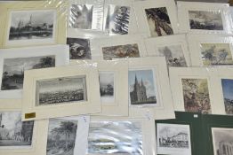 PRINTS, a collection of twenty mounted antique prints comprising ten Arthur Rackham prints from '