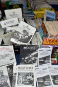 MAGAZINE ISSUES, five boxes containing issues of Thoroughbred & Classic Cars, Club Lotus, AC Action,