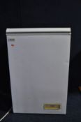 A INDESIT GC110UK CHEST FREEZER depth 59cm x width 54cm x height 81cm, along with a Morphy