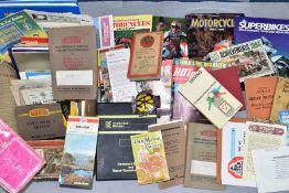 A QUANTITY OF ASSORTED MOTORING EPHEMERA, to include a quantity of Maudslay lorry Maintenance