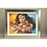 PAUL NORMANSELL (BRITISH 1978) 'THE TIME IS NOW' limited edition print of Gal Gadot as Wonder