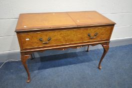 A DYNATRON TRANSPOWER SRX 26 WALNUT CASED GRAMPOPHONE, Garrard turntable, on cabriole legs,