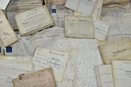 INDENTURES, a collection of approximately sixty-three legal documents dating from 1723 - 1879 and