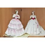 TWO LIMITED EDITION ROYAL DOULTON FIGURES FROM LANGUAGE OF LOVE COLLECTION, comprising Red Red