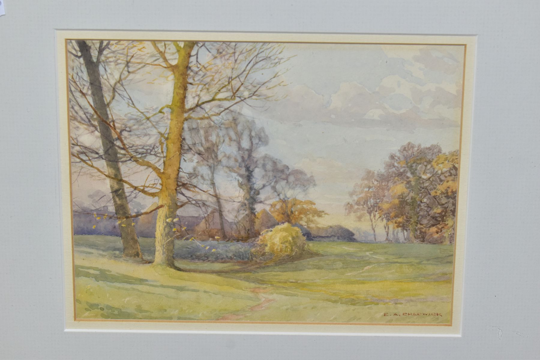 ERNEST ALBERT CHADWICK (1876-1955) an English school landscape, signed bottom right, watercolour - Bild 2 aus 4