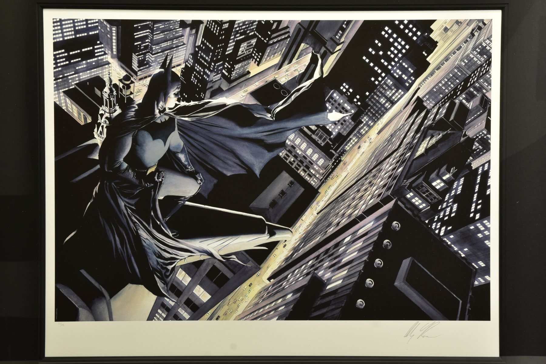 ALEX ROSS (AMERICAN CONTEMPORY) 'BATMAN: KNIGHT OVER GOTHAM', a signed limited edition print of - Image 2 of 10