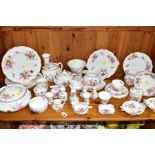 FORTY PIECES OF ROYAL CROWN DERBY 'DERBY POSIES' TEA WARES, TRINKETS AND GIFTWARE ETC, to include