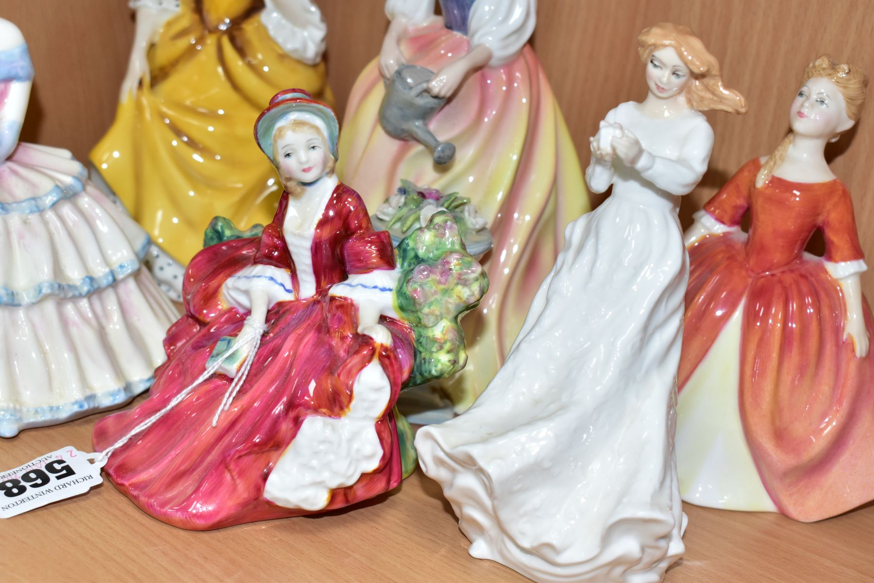 SIX ROYAL DOULTON LADY FIGURES, comprising 'Lydia' HN1908, 'Alexandra' HN3286, 'Sandra' HN2275, ' - Image 3 of 8