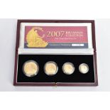 A UNITED KINGDOM BRITANNIA 4 COIN PROOF COLLECTION, to include £100, £50, £25, and £10 gold proof
