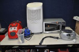 A BIONAIRE BDH15 DEHUMIDIFIER, a Hinari Microwave, a Maxim handheld Steamer (not tested) a Vaporetto