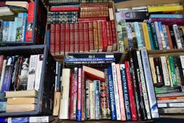 BOOKS, eight boxes containing approximately 225 titles to include a large section specifically