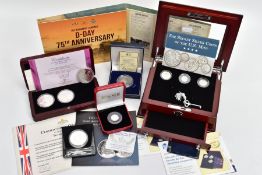 A QUANTITY OF MIXED COINAGE, to include a D-day anniversary set 1944-2019 containing six Crown