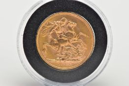 A FULL GOLD SOVEREIGN COIN MELBOURNE MINT 1925 AS STRUCK CONDITION