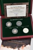 GREAT SILVER EUROPEAN COINS, to include a boxed set of coins from four millennia, 1st millennia