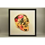RORY HANCOCK (BRITISH 1987) 'LOVE ME FOREVER', a signed limited edition print of a skull, 27/95 with