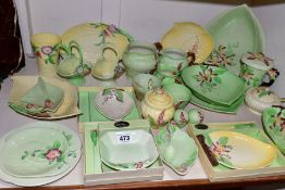 A COLLECTION OF FLORAL EMBOSSED CARLTON WARE, some pieces boxed, patterns include Apple Blossom,