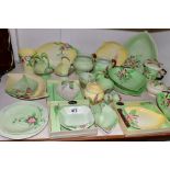 A COLLECTION OF FLORAL EMBOSSED CARLTON WARE, some pieces boxed, patterns include Apple Blossom,