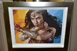 PAUL NORMANSELL (BRITISH 1978) 'THE TIME IS NOW' limited edition print of Gal Gadot as Wonder