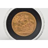 A FULL GOLD SOVEREIGN COIN VICTORIA 1872