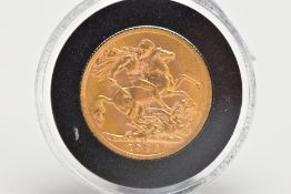 A FULL GOLD SOVEREIGN COIN GEORGE V SOUTH AFRICA 1928 VF