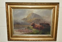 H ECCLESTON (BRITISH EARLY 20TH CENTURY) TWO HIGHLAND LANDSCAPES, the first depicting Highland