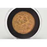 A FULL GOLD SOVEREIGN COIN VICTORIA 1890 MELBOURNE MINT (Jubilee Head)