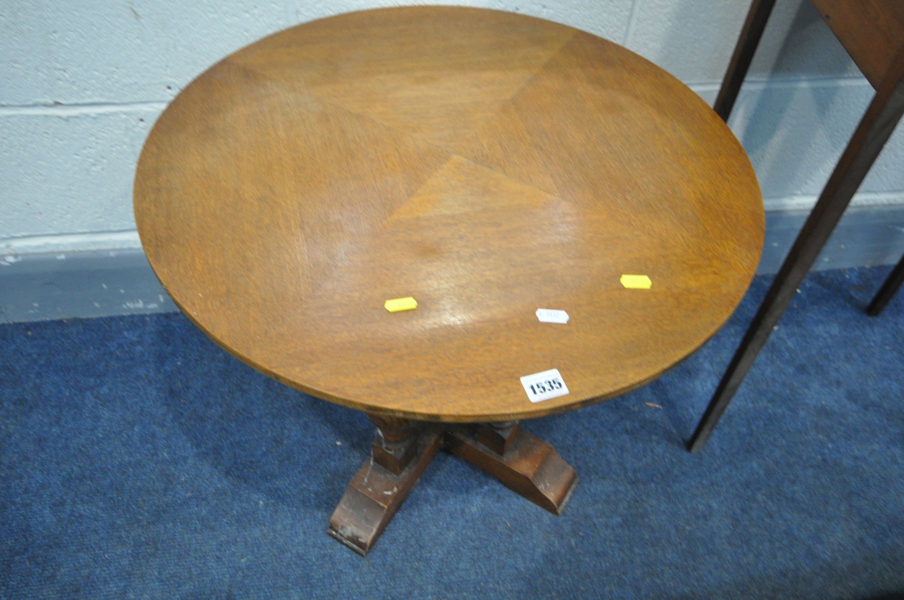 A SELECTION OF OCCASIONAL FURNITURE, to include a circular occasional table, a Victorian frame - Image 2 of 2