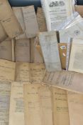 LEGAL DOCUMENTS, approximately ninety envelopes from a solicitor's office (West Yorkshire/Halifax)