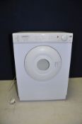 A HOTPOINT TS14 SMALL TUMBLE DRYER width 50cm x depth 48cm x height 68cm (PAT pass and working)