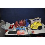 A COLLECTION OF AUTOMOTIVE TOOLS AND ACCESSORIES including a Nutool Pressure washer (PAT pass and