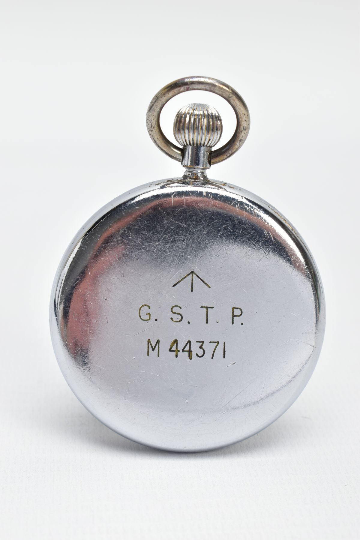 A JAGER-LECOULTRE POCKET WATCH, a Second World War period open-face, keyless-wind GSTP military - Image 2 of 5