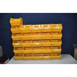 TWENTY SIX DEXION MAXI BIN 30 WORKSHOP STORAGE BINS width 20cm depth 28cm height 16cm