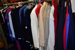 A QUANTITY OF MODERN AND VINTAGE LADIES' CLOTHING, approximately sixty five items including