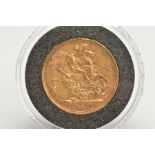 A VICTORIA FULL GOLD SOVEREIGN SYDNEY MINT 1901