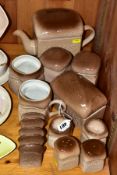 CARLTON WARE NOVELTY HOVIS SHAPED TABLEWARES, comprising two mugs (one with line under glaze on
