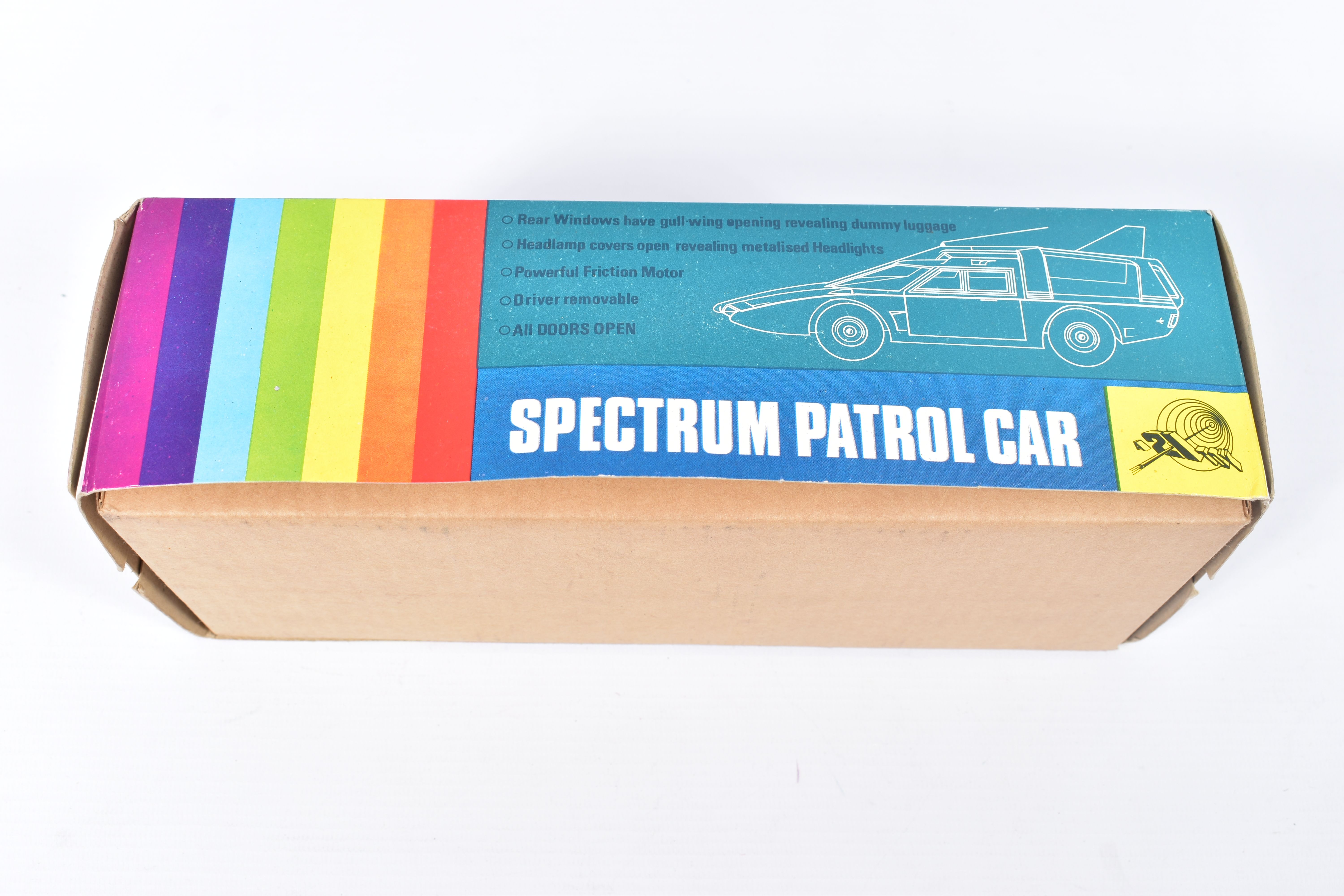 A BOXED CENTURY 21 TOYS PLASTIC FRICTION DRIVE CAPTAIN SCARLET SPECTRUM PATROL CAR, No.9, appears - Bild 6 aus 7