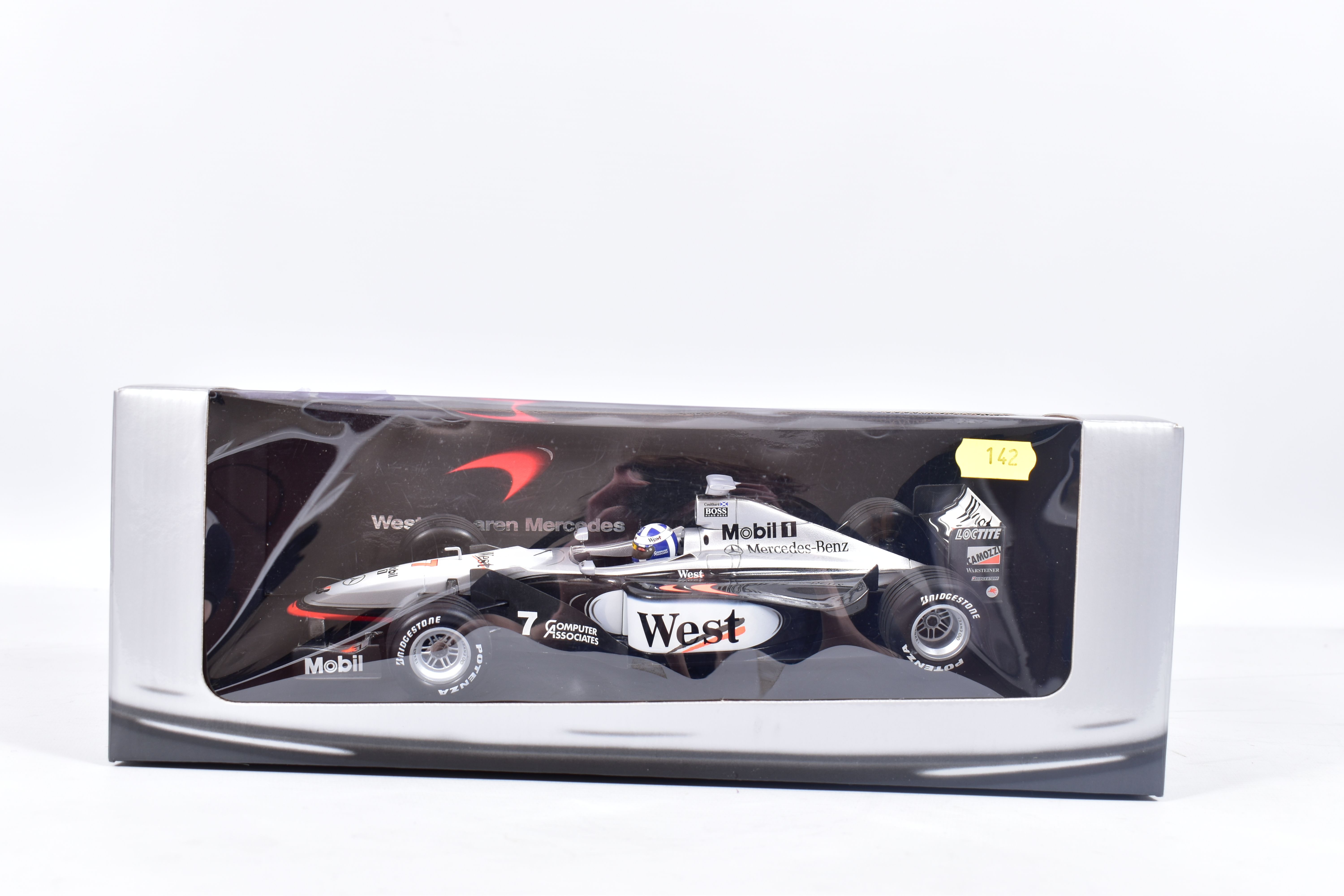 TWO BOXED PAUL'S MODEL ART MINICHAMPS 1:18 SCALE FORMULA 1 RACING CAR MODELS, Prost Grand Prix - Image 2 of 3