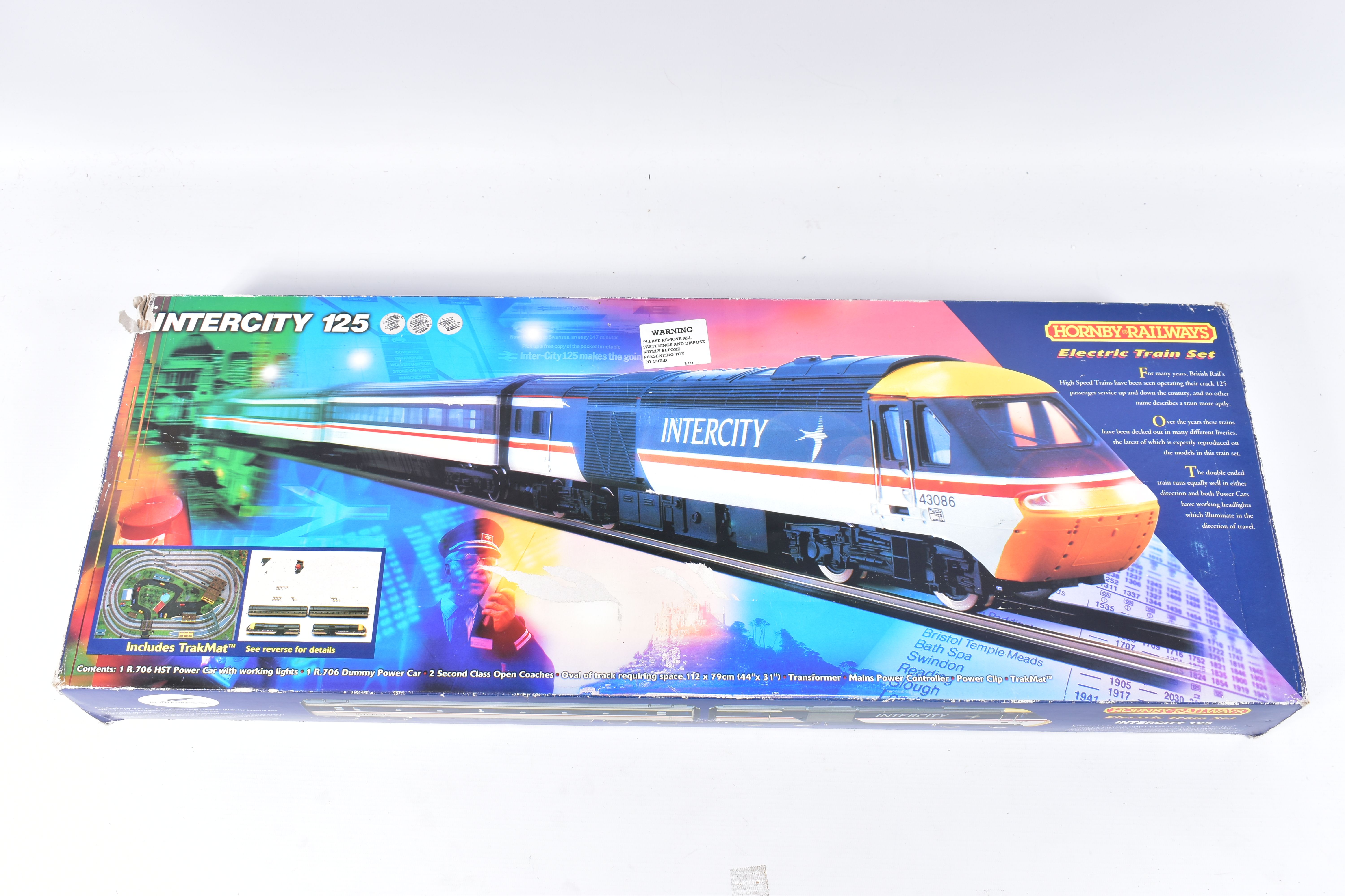 A BOXED HORNBY RAILWAYS OO GAUGE INTERCITY 125 TRAIN SET, No.R901, comprising class 43 High Speed - Image 9 of 10