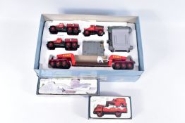 THREE BOXED CORGI CLASSICS WYNNS HEAVY HAULAGE VEHICLES, Scammell Highwayman & Bedford S type Low