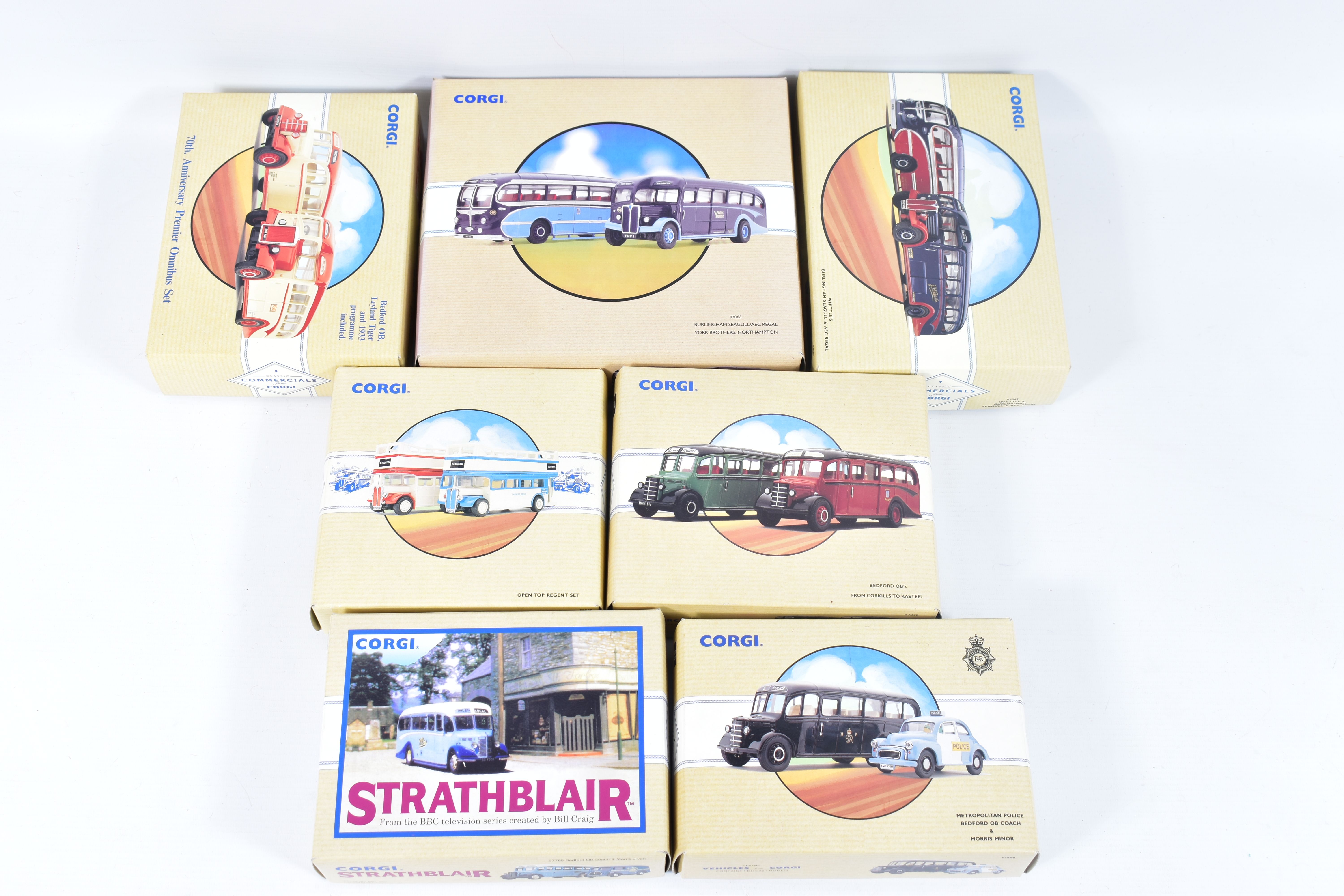 A QUANTITY OF BOXED CORGI CLASSICS GIFT SETS, majority are bus and coach sets but includes a - Bild 2 aus 7