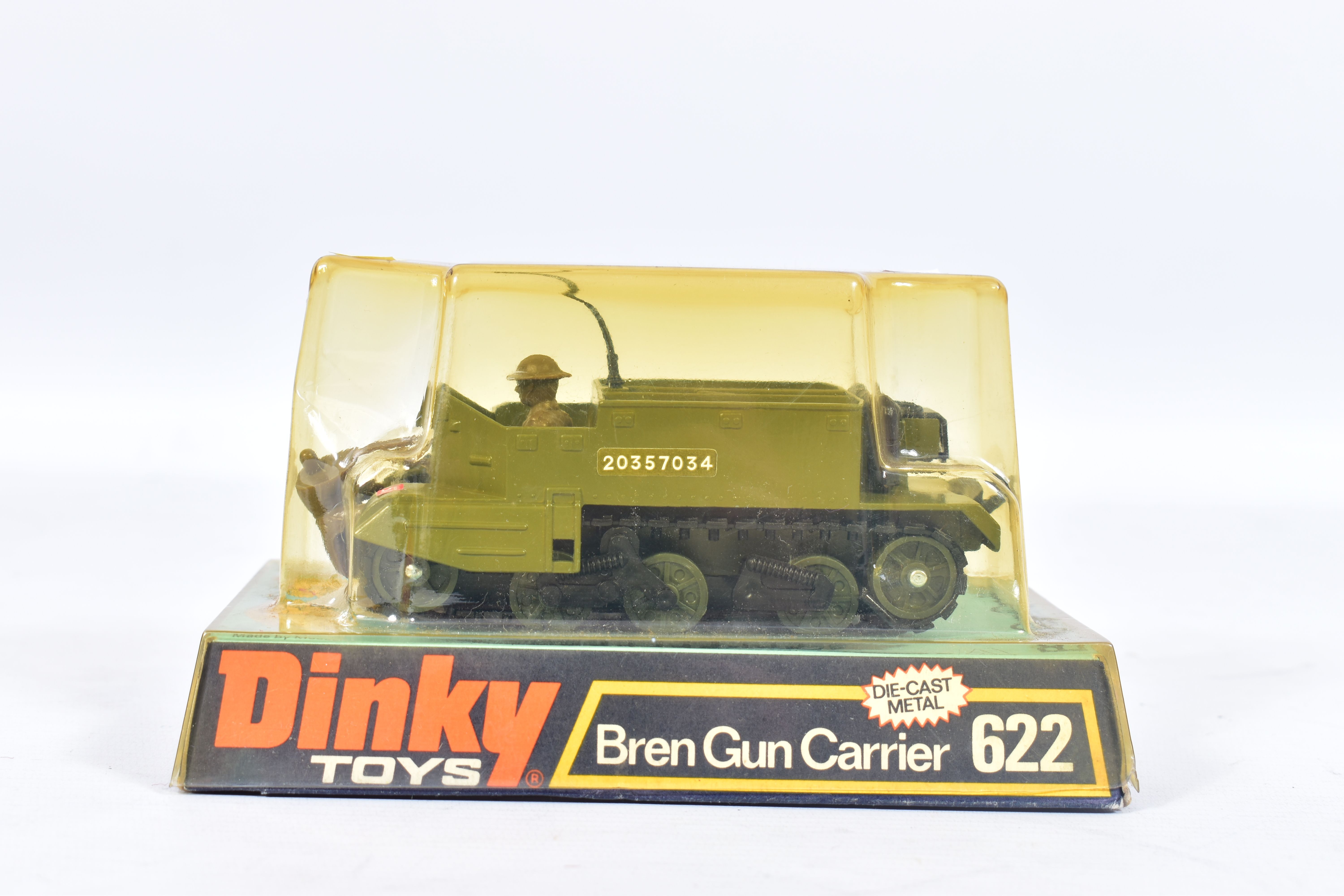 FIVE BOXED DINKY TOYS MILITARY VEHICLES, Brenn Gun Carrier, No.622, 6 Pounder Anti-Tank Gun, No.625, - Image 3 of 6