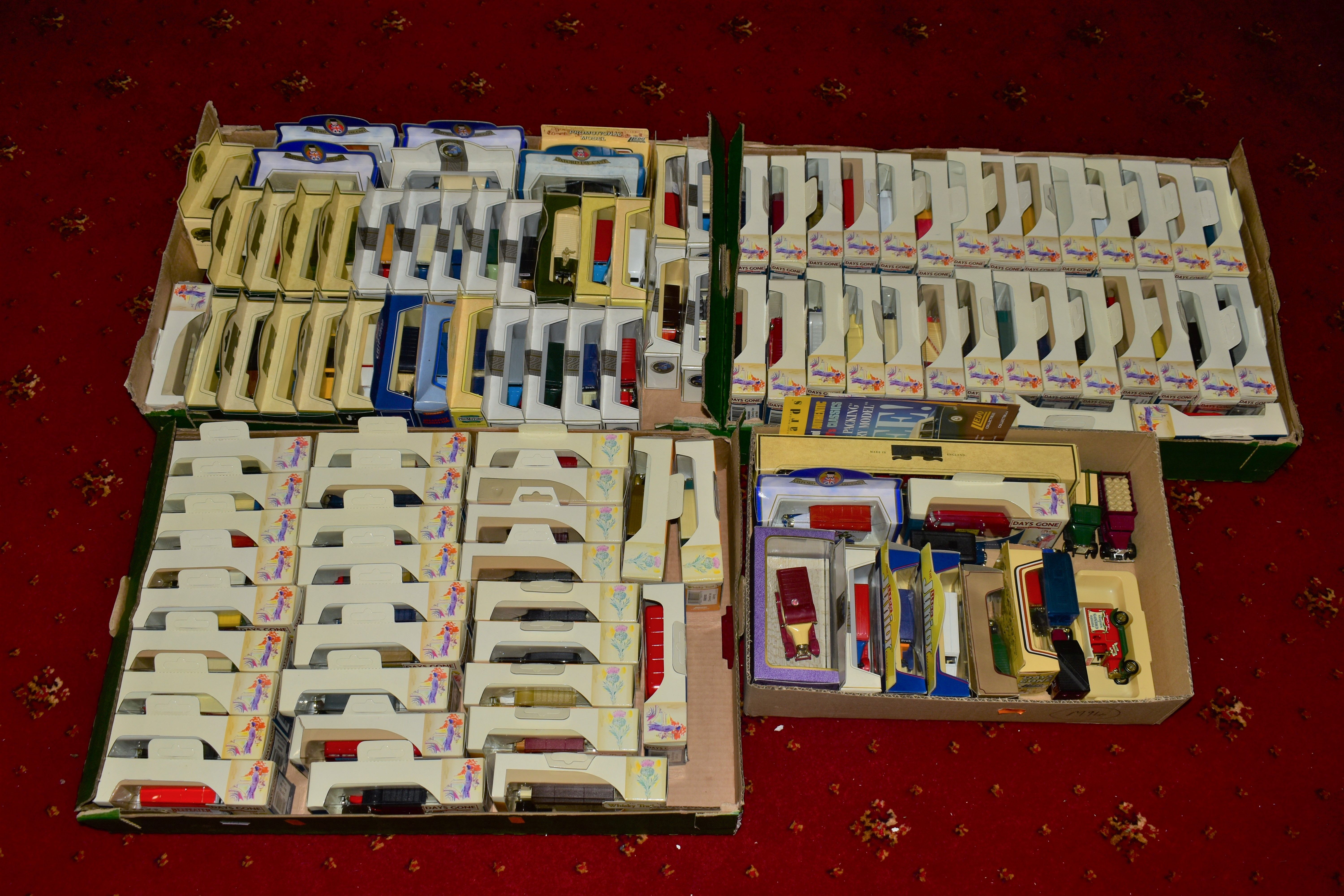 A QUANTITY OF MAINLY BOXED LLEDO AND OXFORD DIECAST VEHICLES, to include Lledo 'Days Gone', 'View